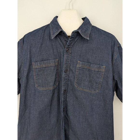 L.L. Bean Denim Button Up Shirt Men Size XL Traditional Fit Gorpcore Streetwear - Picture 3 of 9
